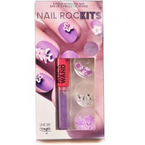 NAIL ROCK花花世界-紫色