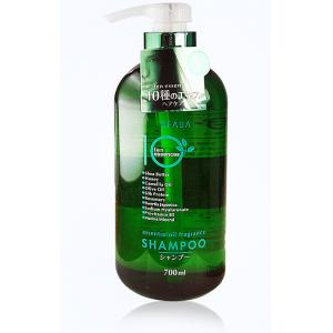 熊野油脂KUMANO-植物十種配方洗髮精700ML