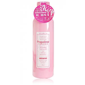 日本櫻花蜂膠漱口水600ML