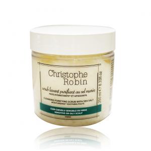 CHRISTOPHE ROBIN 海鹽舒緩頭皮潔淨霜CLEANSING PURIFYING SHAMPOO SCALP SCRUB SEA SALT  250ML