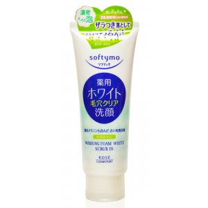 KOSE SOFTYMO淨白深層顆粒潔面乳150G