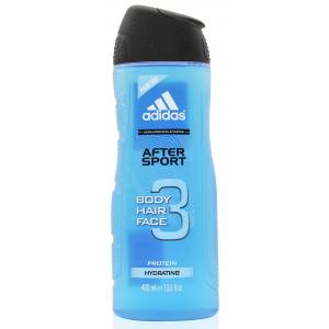 ADIDAS愛迪達 三效活力潔顏洗髮沐浴露400ML