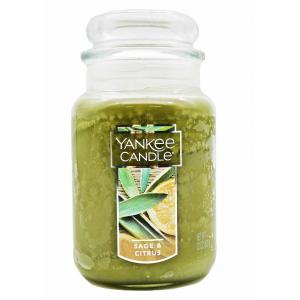 YANKEE香氛蠟燭(鼠尾草柑橘)22 OZ