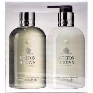 MOLTON BROWN椰香檀木沐浴+身體乳組