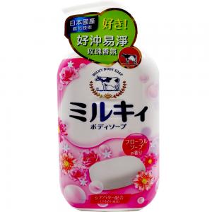 牛乳石鹼 美肌保濕沐浴乳(綜合花香)550ML