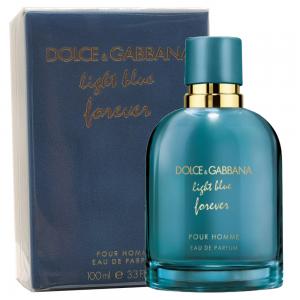 DOLCE & GABBANA LIGHT BLUE FOREVER 淺藍詠愛男性淡香精100ML