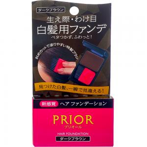 SHISEIDO PRIOR(深褐)毛髮補色料3.6G