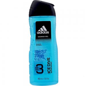 ADIDAS愛迪達 品味透涼潔顏洗髮沐浴露400ML