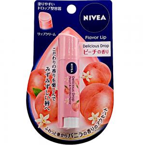 日本限定NIVEA(蜜桃香)清新潤唇膏3.5G