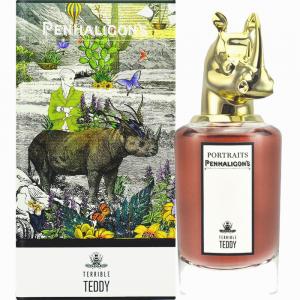 PENHALIGON'S潘海利根獸首肖像香水系列犀牛TERRIBLE TEDDY淡香精75ML