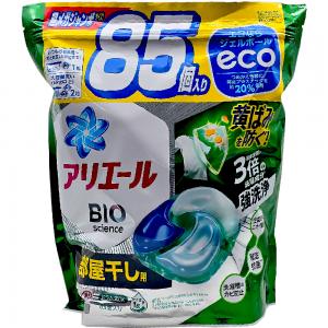 P&G(綠抗菌除臭85入)4D洗衣凝膠球
