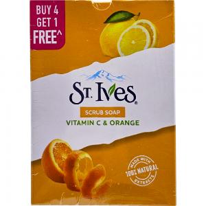 ST.IVES(柑橘)磨砂皂125G*5