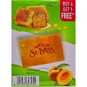 ST.IVES(杏桃+蜂蜜)磨砂皂125G*5
