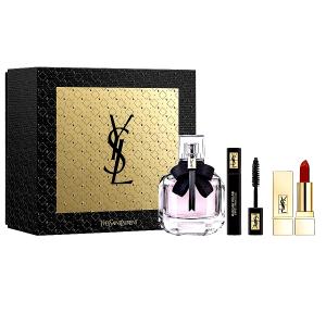 YSL慾望巴黎淡香精三入禮盒(50ML+唇+睫)