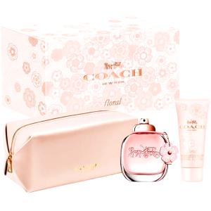 COACH芙洛麗淡香精禮盒(90ML+體乳+包)