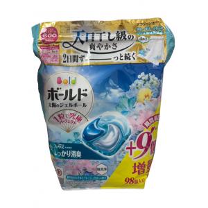 P&G(水藍-桂花香98入)4D洗衣球